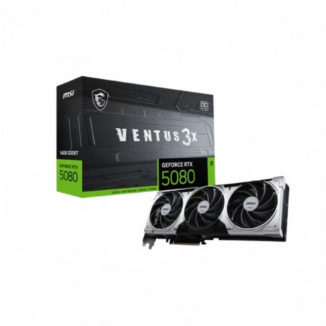 VGA CARD MSI GEFORCE RTX 5080 VENTUS 3X OC 16GB GDDR7