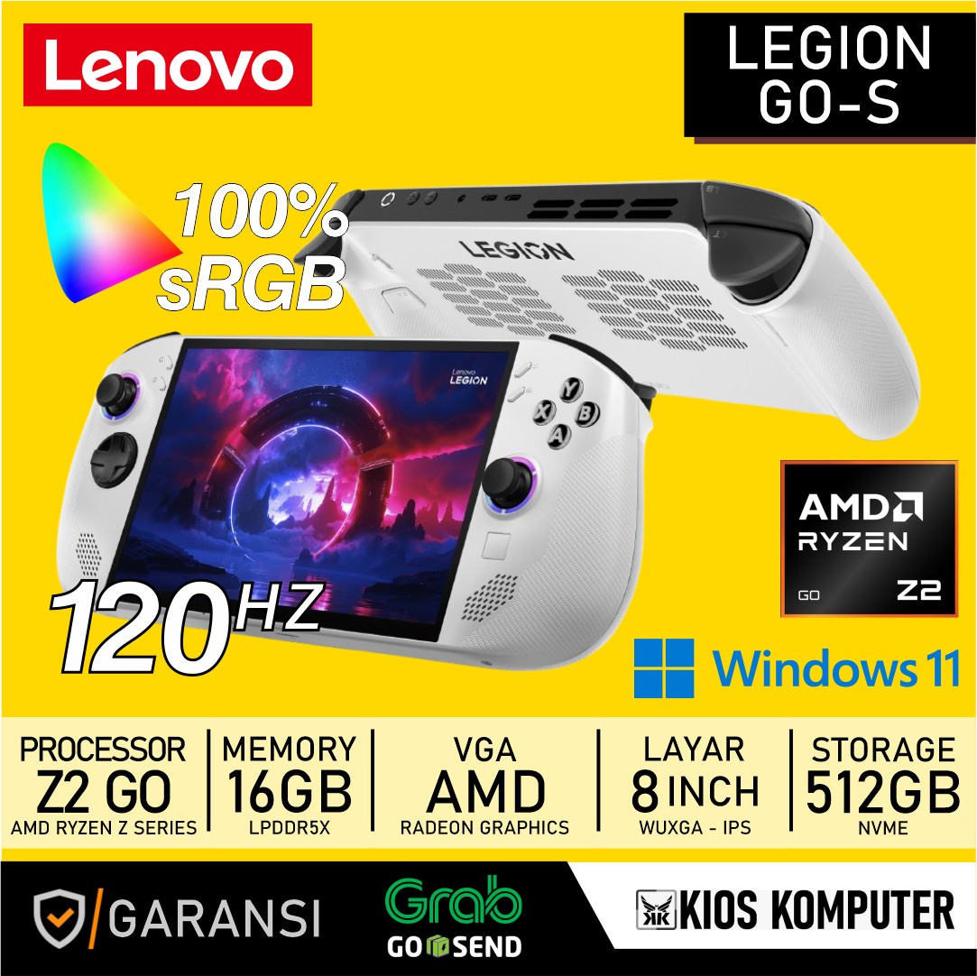 LENOVO LEGION GO S 8ARP1 AMD RYZEN Z2 GO 16GB LPDDR5x RAM 512GB G4
