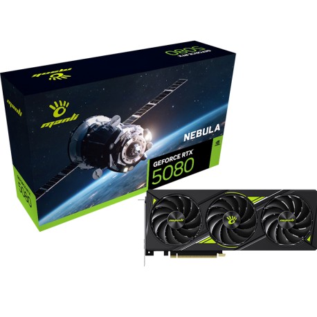 VGA CARD MANLI NEBULA GEFORCE RTX 5080 16GB GDDR7 256BIT