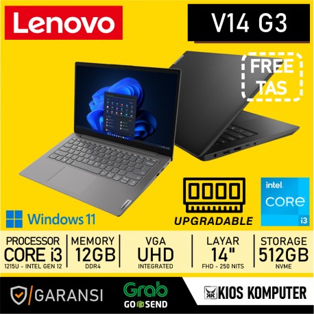 LENOVO V14 G3 IAP INTEL CORE I3-1215U 12GB DDR4 512GB SSD NVME 14" FHD W11 FREE TAS