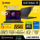 MSI KATANA 15 INTEL CORE I7-13620H 16GB / 1TB RTX 4060 8GB 15.6" QHD 165Hz W11 OHS