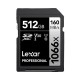 Lexar Professional SDXC / SD Card 512Gb 160MBps 1066x