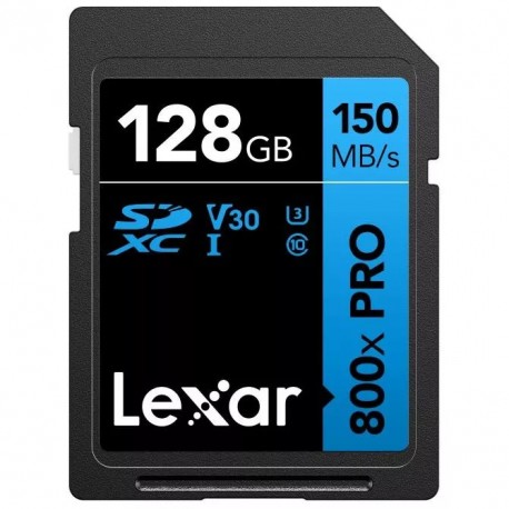 LEXAR PRO SDHC HIGH PERFORMANCE 800X PRO UHS-I UV3 V30 150MB/S