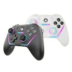 SADES RYUNIX G80 / G-80 WIRELESS GAMEPAD HALL EFECT ANALOG DUAL MODE BLACK/WHITE