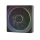 VENTUZ CRYSTAL 2000RPM 12CM GLASS ARGB FAN - BLACK