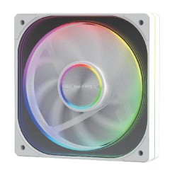 VENTUZ CRYSTAL 2000RPM 12CM GLASS ARGB FAN - WHITE