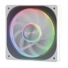 VENTUZ CRYSTAL 2000RPM 12CM GLASS ARGB FAN - WHITE