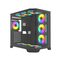 CASE VENOMRX TITAN 3D MAX PANORAMIC ATX - BLACK