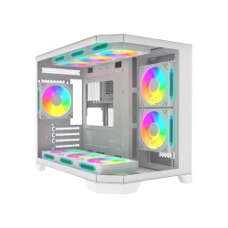 CASE VENOMRX TITAN 3D MAX PANORAMIC ATX - WHITE