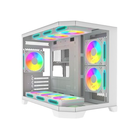 CASE VENOMRX TITAN 3D MAX PANORAMIC ATX - WHITE