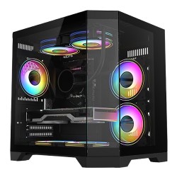 CASE NYK RUNE FC8 M-ATX GAMING CASE FREE 3F RGB - BLACK