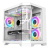 CASE NYK RUNE FC8 M-ATX GAMING CASE FREE 3F RGB - WHITE