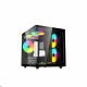 CASING KOMPUTER PC ENLIGHT Z8 BLACK - Micro ATX - INCLUDE 3 FAN