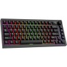 TECWARE SPECTRE 75 GASKET MOUNT KEYBOARD BROWN SWITCH 75% BT, 24GHZ, USB C - RGB