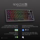 TECWARE SPECTRE 75 GASKET MOUNT KEYBOARD BROWN SWITCH 75% BT, 24GHZ, USB C - RGB