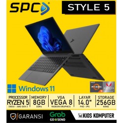 SPC STYLE 5 RYZEN 5 3500 8GB 256GB DOS 14.0FHD IPS BLIT GRY