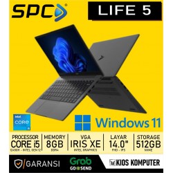SPC LIFE 5 INTEL CORE I5 12450H 8GB 512GB W11PRO 14.0FHD IPS GRY