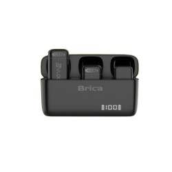 BRICA M2D WIRELESS MICROPHONE CLIP ON MIC VLOG