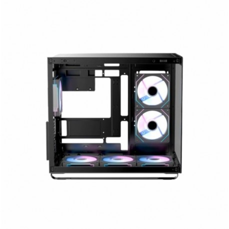 CASING KOMPUTER PC OCYPUS IOTA C70 BK ARGB ATX 6x FAN ARGB BLACK / WHITE