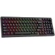 TECWARE SPECTRE 96 GASKET MOUNT KEYBOARD WITH LCD BROWN SWITCH FULL SIZE 3 IN 1 BT WIRELES USB C