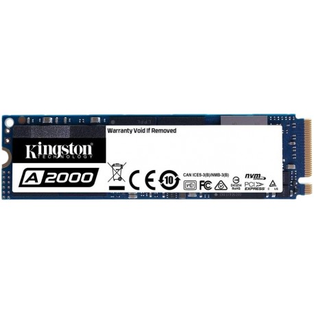 SSD KINGSTON A2000 M2 NVME 500GB PCIE GEN3 up to 2200MB/s