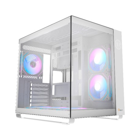 CASING KOMPUTER PC OCYPUS IOTA C70 BK ARGB ATX 6x FAN ARGB WHITE