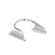 THERMALTAKE PCIE 4.0 DUAL 90 DEGREE RISER CABLE 400MM 90ADAPTER BLACK/WHITE