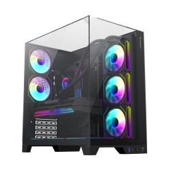 GAMEMAX INFINITY PLUS TEMPERED GLASS ATX BLACK