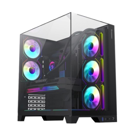 GAMEMAX INFINITY PLUS TEMPERED GLASS ATX BLACK