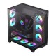 GAMEMAX INFINITY PLUS TEMPERED GLASS ATX BLACK