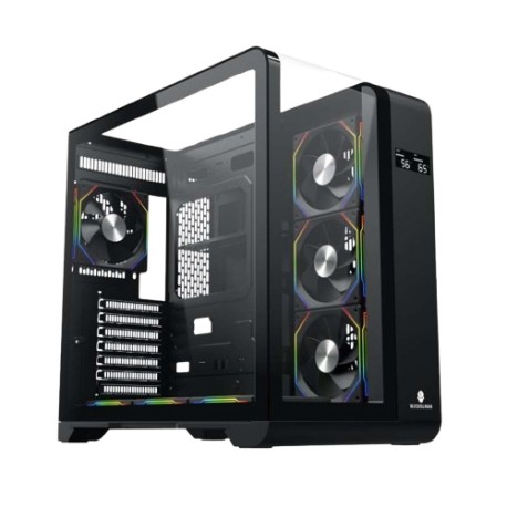 CASING KOMPUTER VBR Z9 PANORAMIC ATX PC CASE BLACK