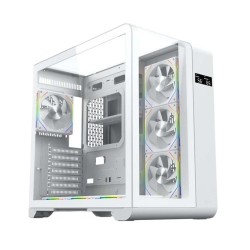 CASING KOMPUTER VBR Z9 PANORAMIC ATX PC CASE WHITE