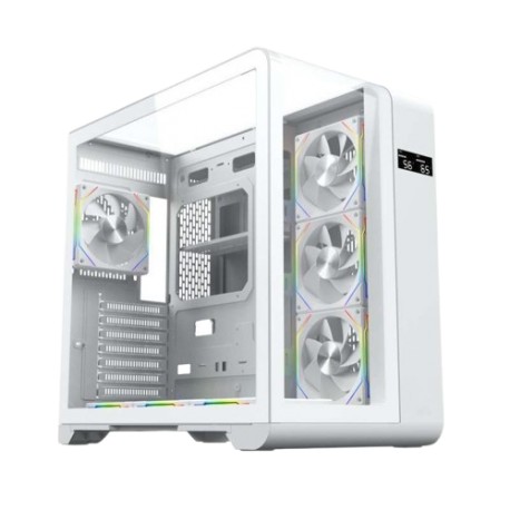 CASING KOMPUTER VBR Z9 PANORAMIC ATX PC CASE WHITE