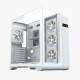 CASING KOMPUTER VBR Z9 PANORAMIC ATX PC CASE WHITE