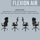 KURSI GAMING ARMAGEDDON FLEXION AIR BLACK