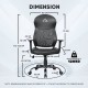 KURSI GAMING ARMAGEDDON FLEXION AIR BLACK