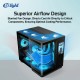 ENLIGHT Z11S BLACK M-ATX PC CASE DIGITAL DISPLAY FREE 3F