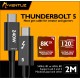 VENTUZ KABEL USB C TO C THUNDERBOLT 5 MALE TO MALE 2M 80Gb/s