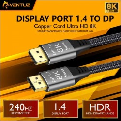 DISPLAY PORT 1.4 TO DP Copper Cord Ultra HD 8K - VENTUZ