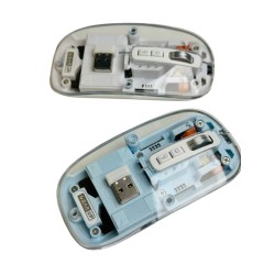 MOUSE WIRELESS TRANSPARANT TYPE C CHARGING M233