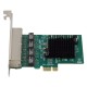 PCIE EXPRESS QUAD 4PORT GIGABIT ETHERNET RTL8111H
