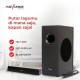 SPEAKER ADVANCE S-120 BLUETOOH MUSIC KARAOKE 12 INCH FREE 2 MIC