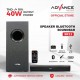 SPEAKER ADVANCE S-120 BLUETOOH MUSIC KARAOKE 12 INCH FREE 2 MIC