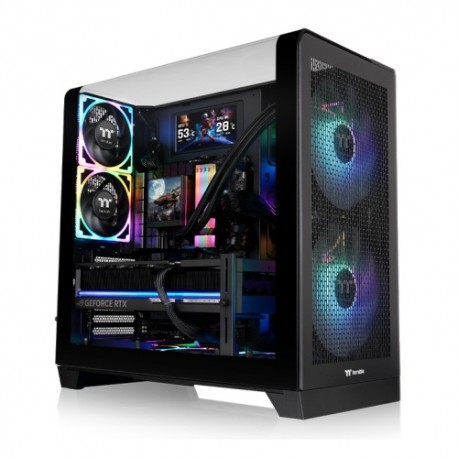 CASING PC THERMALTAKE CASE VIEW 390 AIR SNOW EDITION PANORAMIC TEMPERED GLASS MID TOWER