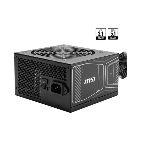POWER SUPPLY MSI MAG A850GN PCIE GEN 5.1 ATX 3.1 850 WATT 80 PLUS GOLD