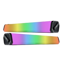 NYK NEMESIS BESH X100 PORTABLE SOUNDBAR RGB 4 CONNECTION BLUETOOTH USB SD CARD JACK