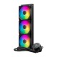 MASTER LIQUID ML360L ARGB BLACK AIO 360MM FOR INTEL / AMD