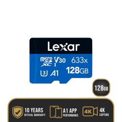 MICROSD LEXAR HIGH PEFORMANCE 633X INCLUDE CONVERTER SDXC UHS-1 A1 128GB