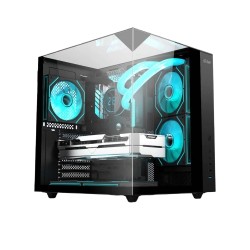 CASING PANORAMIC ENLIGHT Z10 BLACK TEMPERED GLASS