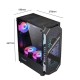CASING PC ARMAGGEDDON TRITON PRO 200 M-ATX 4X FREE FAN ARGB BLACK